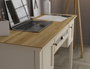 Hanah Home FRN-21033 Escritorio de Estudio Crema, Roble, Gris